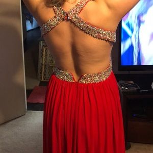 Beautiful red dress